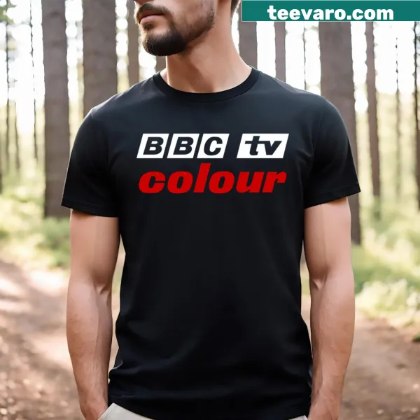 T-shirt featuring a vintage color camera illustration