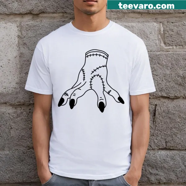 Fantasy t-shirt featuring a lady with a monster hand