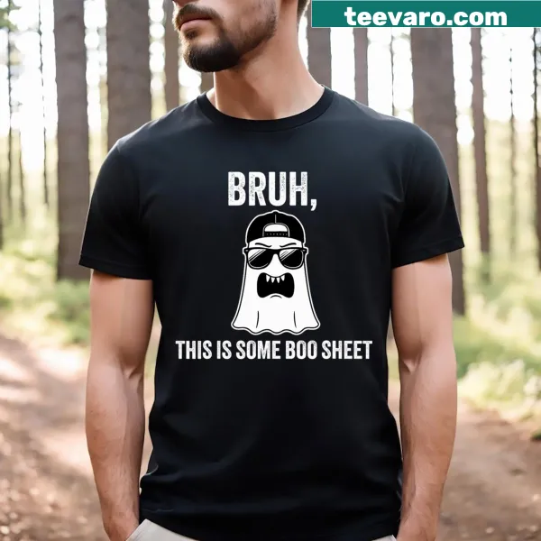 Funny Halloween t-shirt with ghost-themed pun