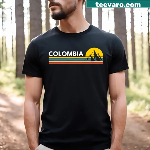 Vintage-style Colombia souvenir t-shirt