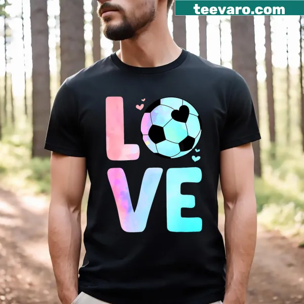Fun soccer player illustration on a toddler t-shirt for girls