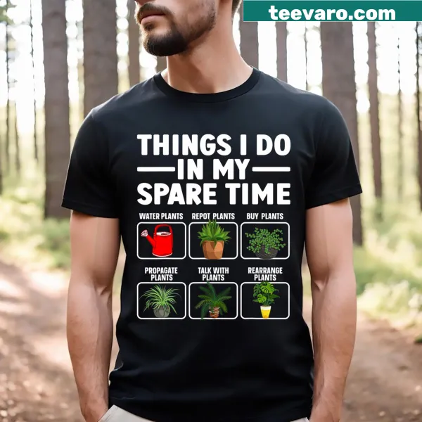 Funny gardening art t-shirt for plant lovers