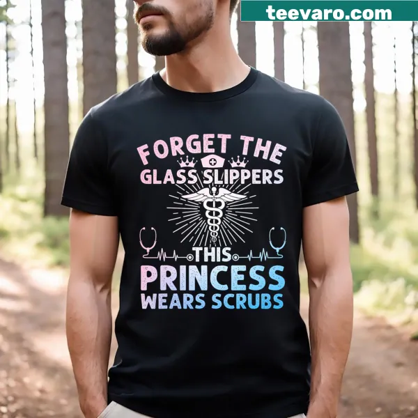 Funny princess nurse design t-shirt for girls