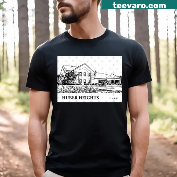 T-shirt showcasing Huber Heights, Ohio design