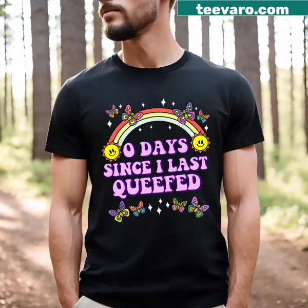 Funny Queef T-shirt with a humorous and raunchy text design
