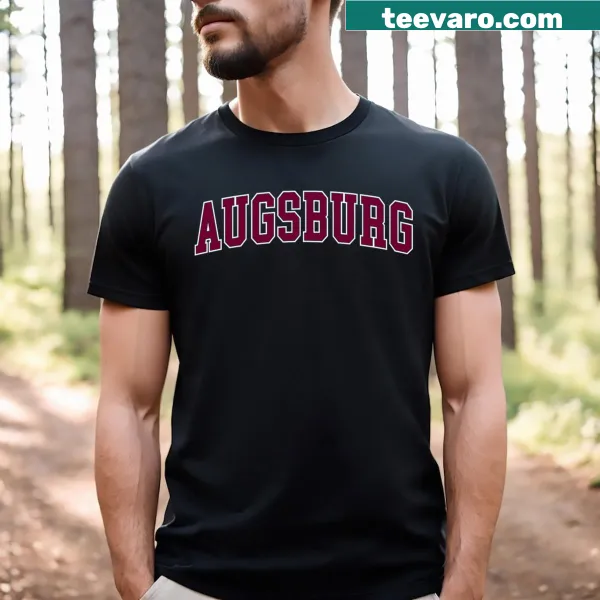 Personalized retro-style t-shirt with the name Augsburg.