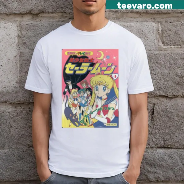Cute Sailor Moon t-shirt featuring cartoon design of the character