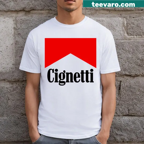 Simple Cignetti T-shirt with clean text design