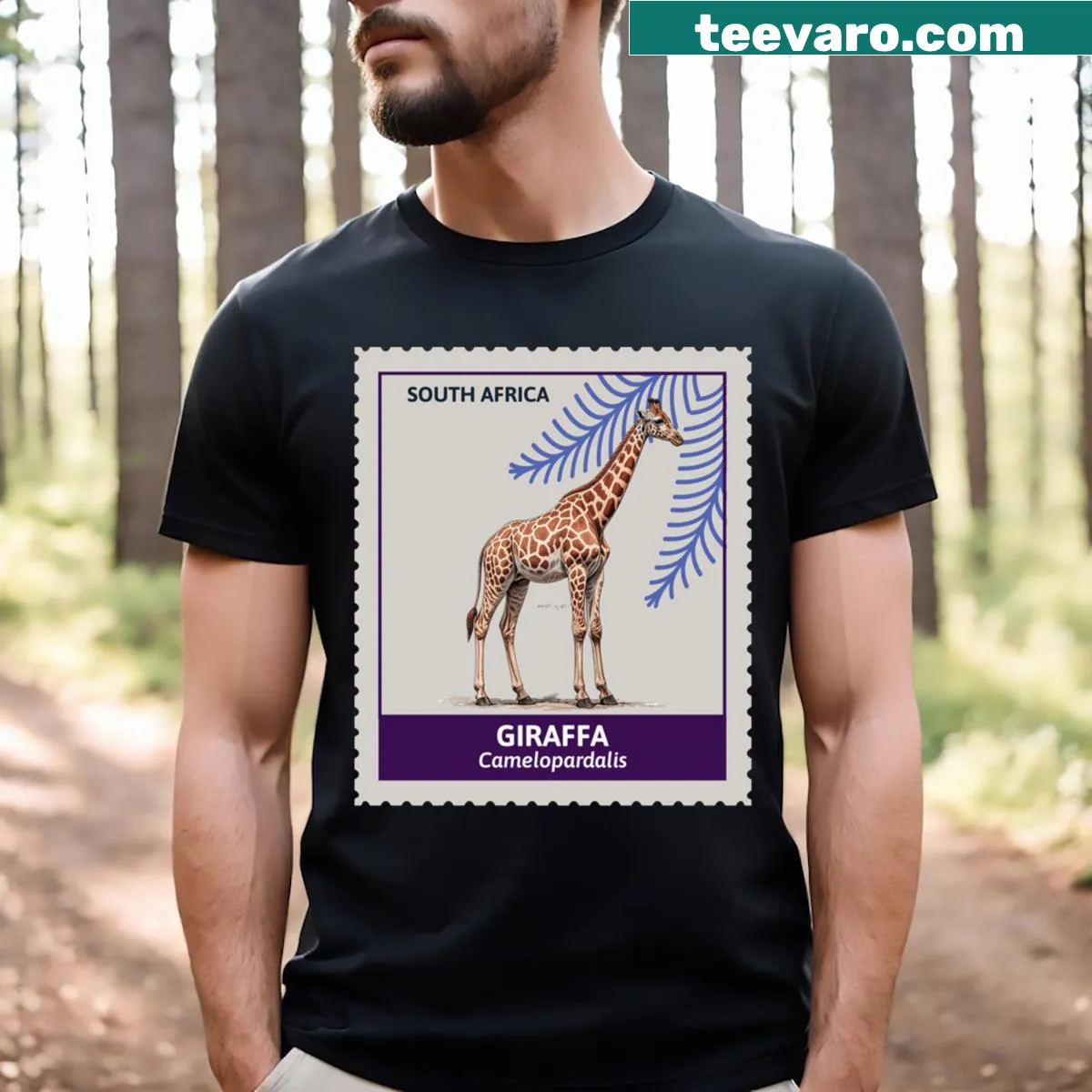 Whimsical design featuring witches and mystical elements. — on a men's t-shirt