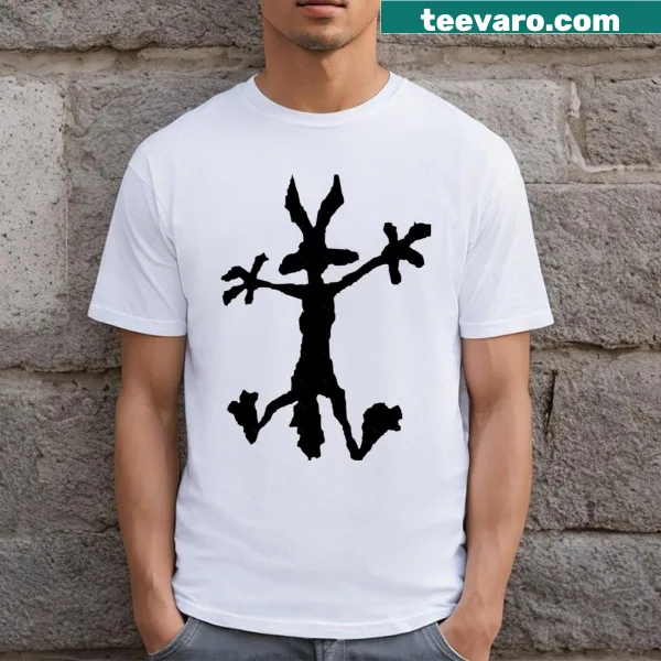 T-shirt featuring a design inspired by coyotes and nature