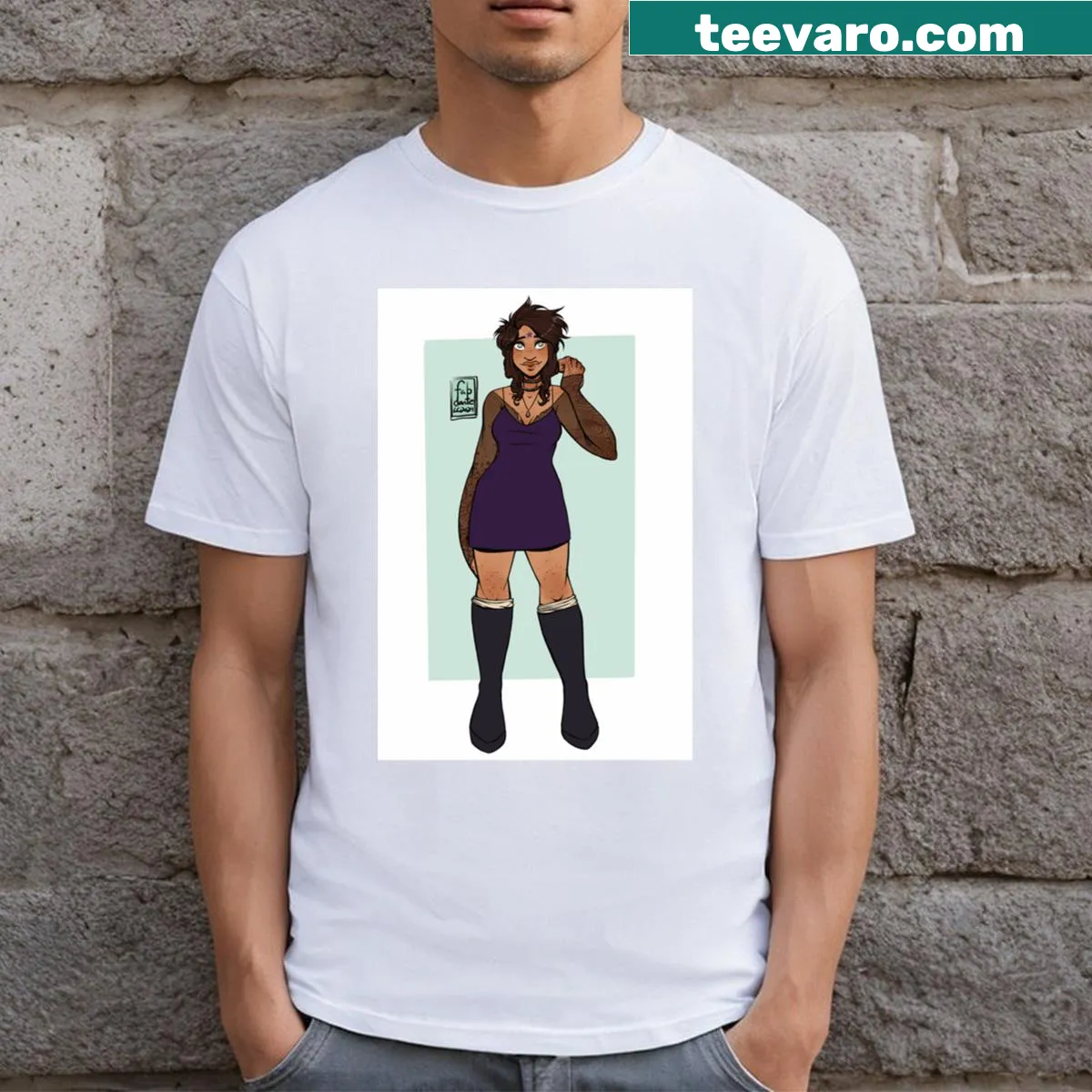 Vintage-inspired Doll Parts 3 t-shirt design — on a men's t-shirt