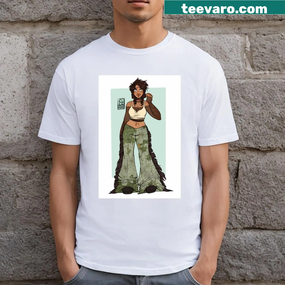 Doll Parts 5 t-shirt with vintage aesthetic — on a men's t-shirt