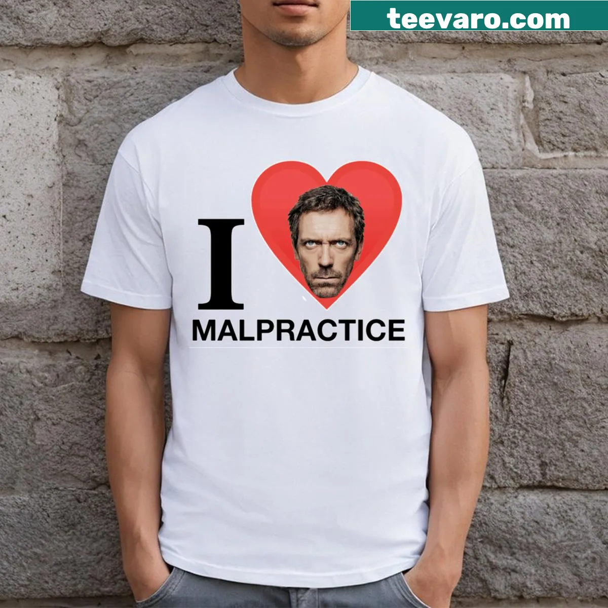Funny House MD themed t-shirt for fans — on a men's t-shirt