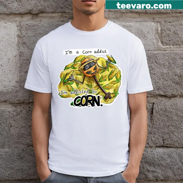 Cartoon graphic of Rob from SMG4 surrounded by corn