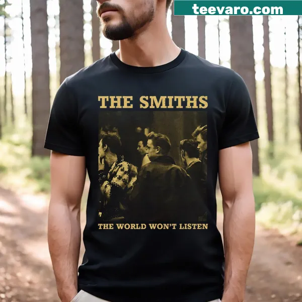 Vintage The Smiths concert T-shirt featuring The Queen Is Dead design