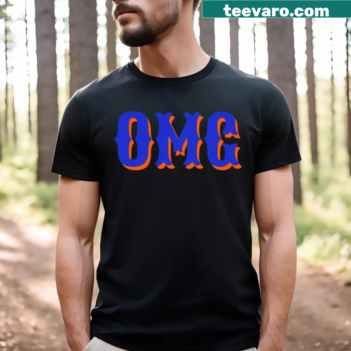 Funny baseball-themed t-shirt with humorous text — on a men's t-shirt