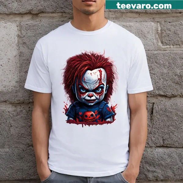 Edgy devil graphic on classic t-shirt