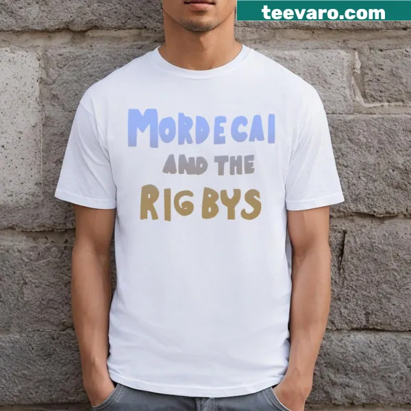 Funny Y2k-themed shirt featuring Mordecai and The Rigbys