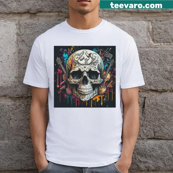 Classic T-shirt with 'Music Til I Die' graphic