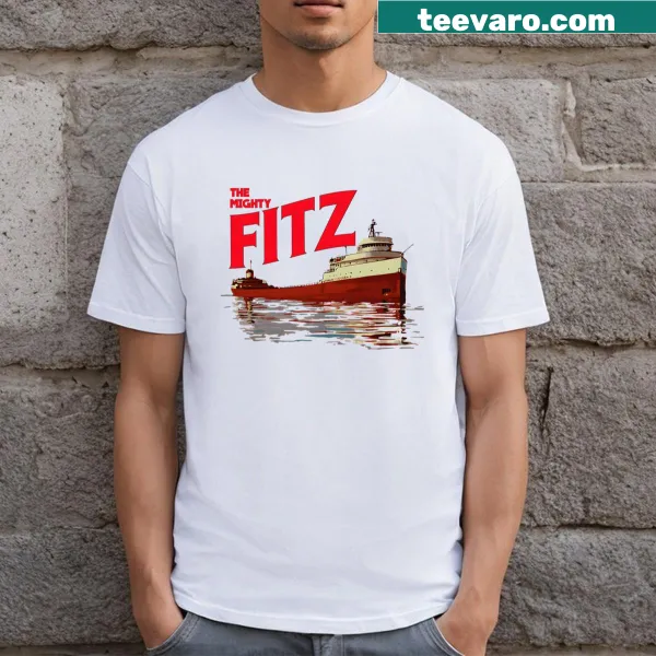 Vintage boat graphic on classic t-shirt