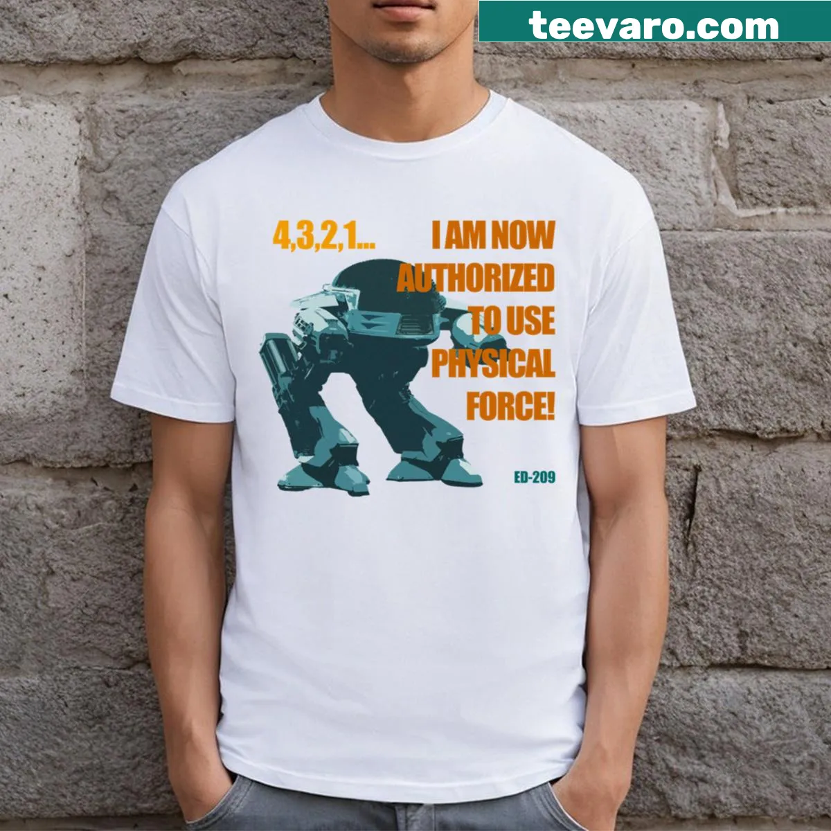 80's movie quote themed t-shirt — on a men's t-shirt