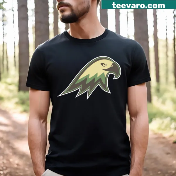Patriotic eagle-themed T-shirt for military supporters