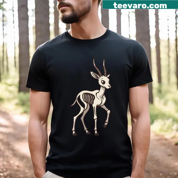 Gazelleton T-shirt with imaginative illustration
