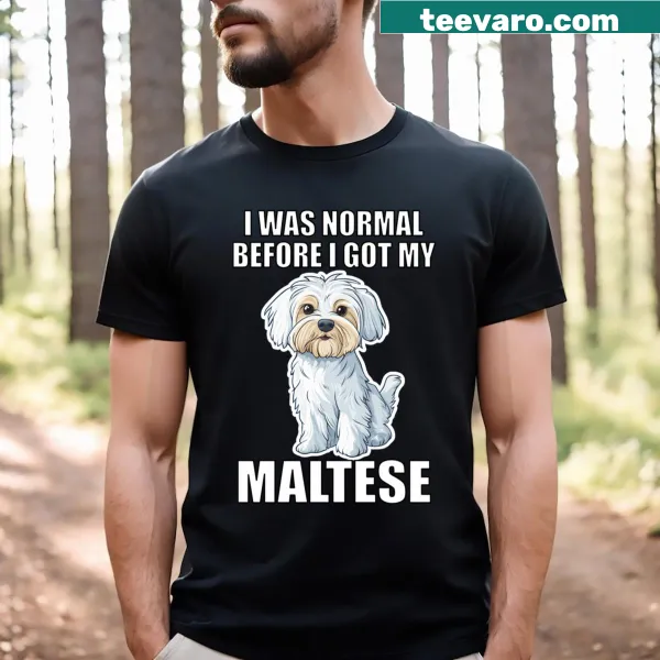 Funny Maltese-themed t-shirt with playful text design