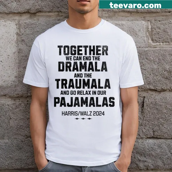 Humorous T-shirt featuring Kamala Harris 2024 reference