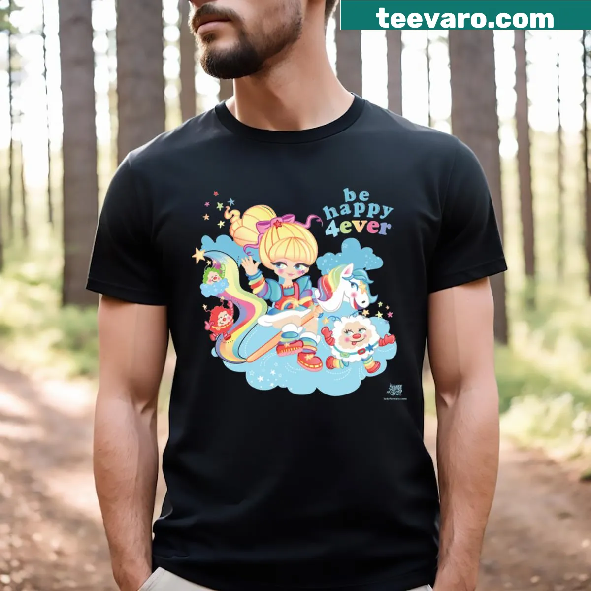 T-shirt with a humorous movie-themed phrase promoting positivity — on a men's t-shirt