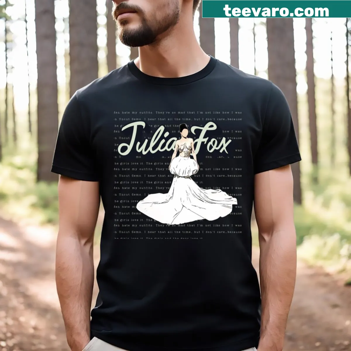 Funny T-shirt with text 'Men Hate The Way I Dress Now' for women — on a men's t-shirt
