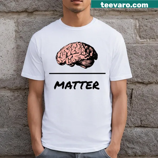 Inspirational 'Mind Over Matter 1' text on a fitness T-shirt