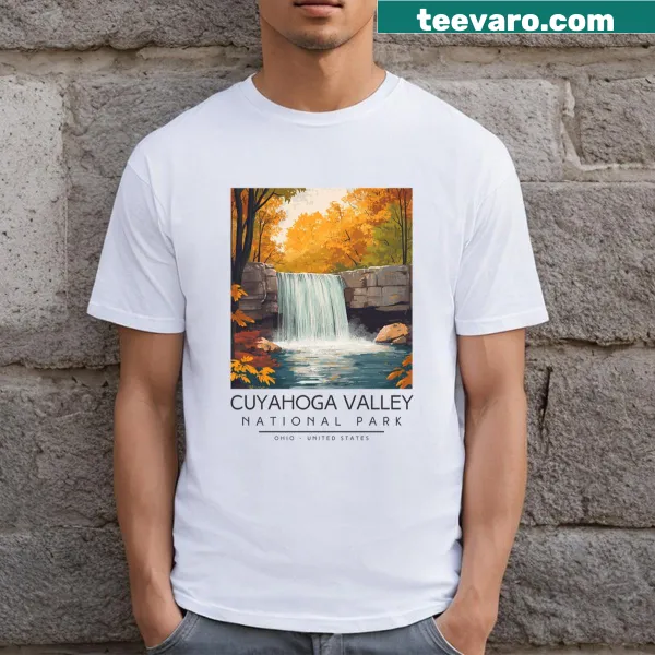 Vintage illustration t-shirt of Cuyahoga Valley National Park