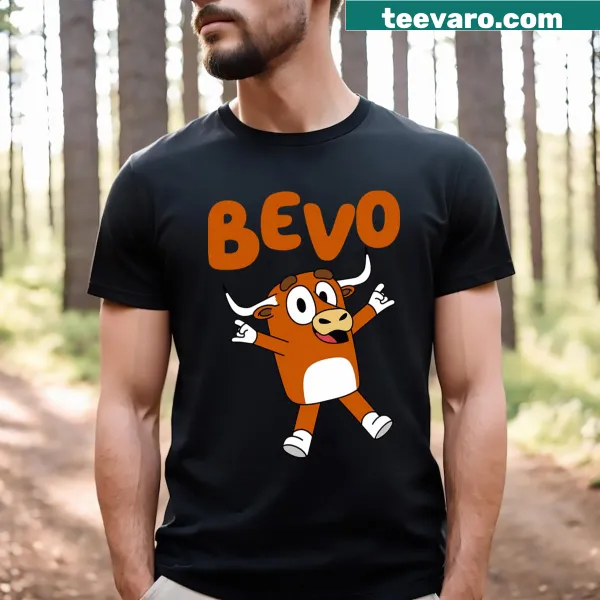Cartoon longhorn bull graphic designed for toddler kids