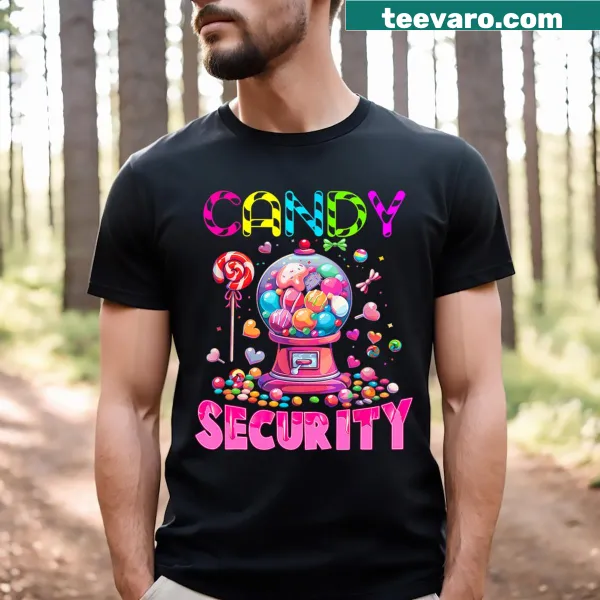 Candyland themed Candy Security t-shirt for kids and adults
