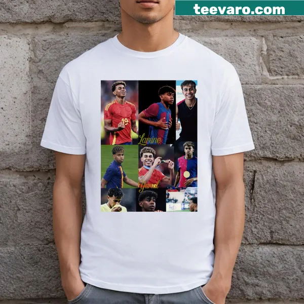 Athletic tee honoring Lamine Yamal