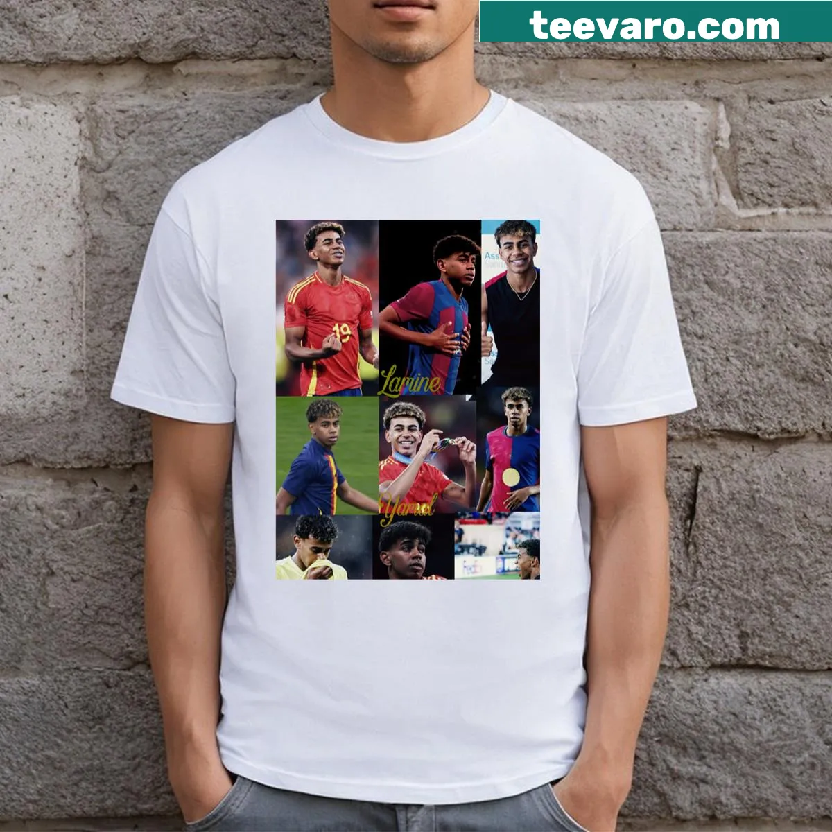 Athletic tee honoring Lamine Yamal — on a men's t-shirt