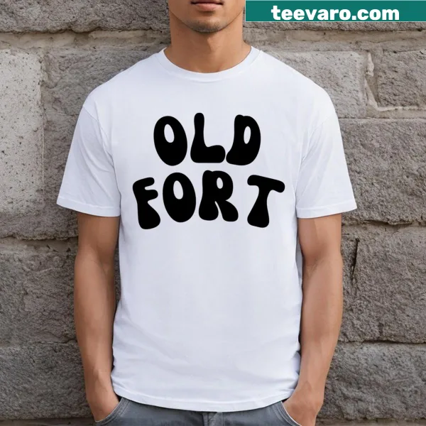 Illustration of an old fort on a vintage-style t-shirt