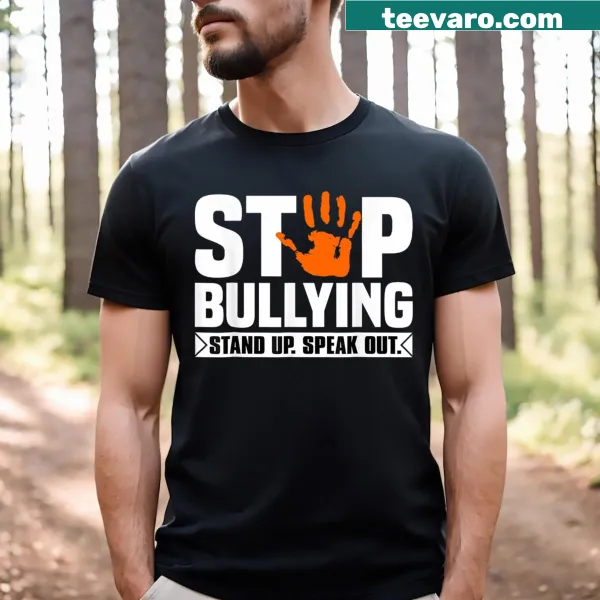 Unity Day t-shirt with the message Stop Bullying in bold text