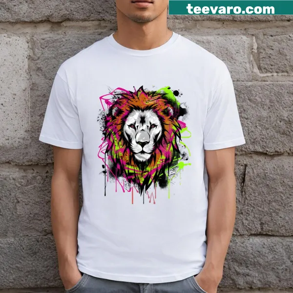 Urban-themed t-shirt featuring bold street culture graphics