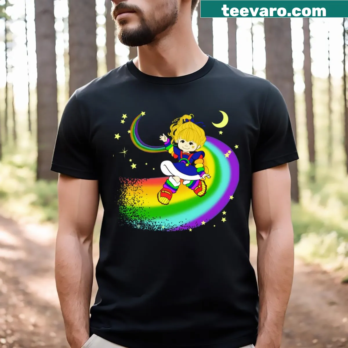 T-shirt with a whimsical dance-themed design for movie fans. — on a men's t-shirt