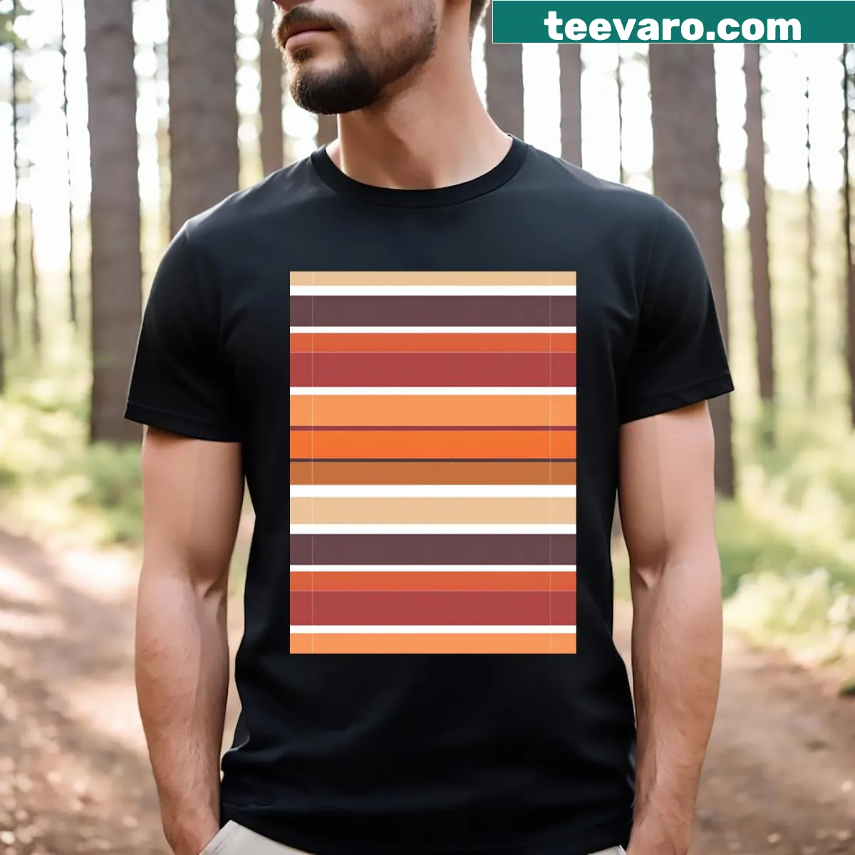 T-shirt featuring motivational graphic for comfort and positivity — on a men's t-shirt