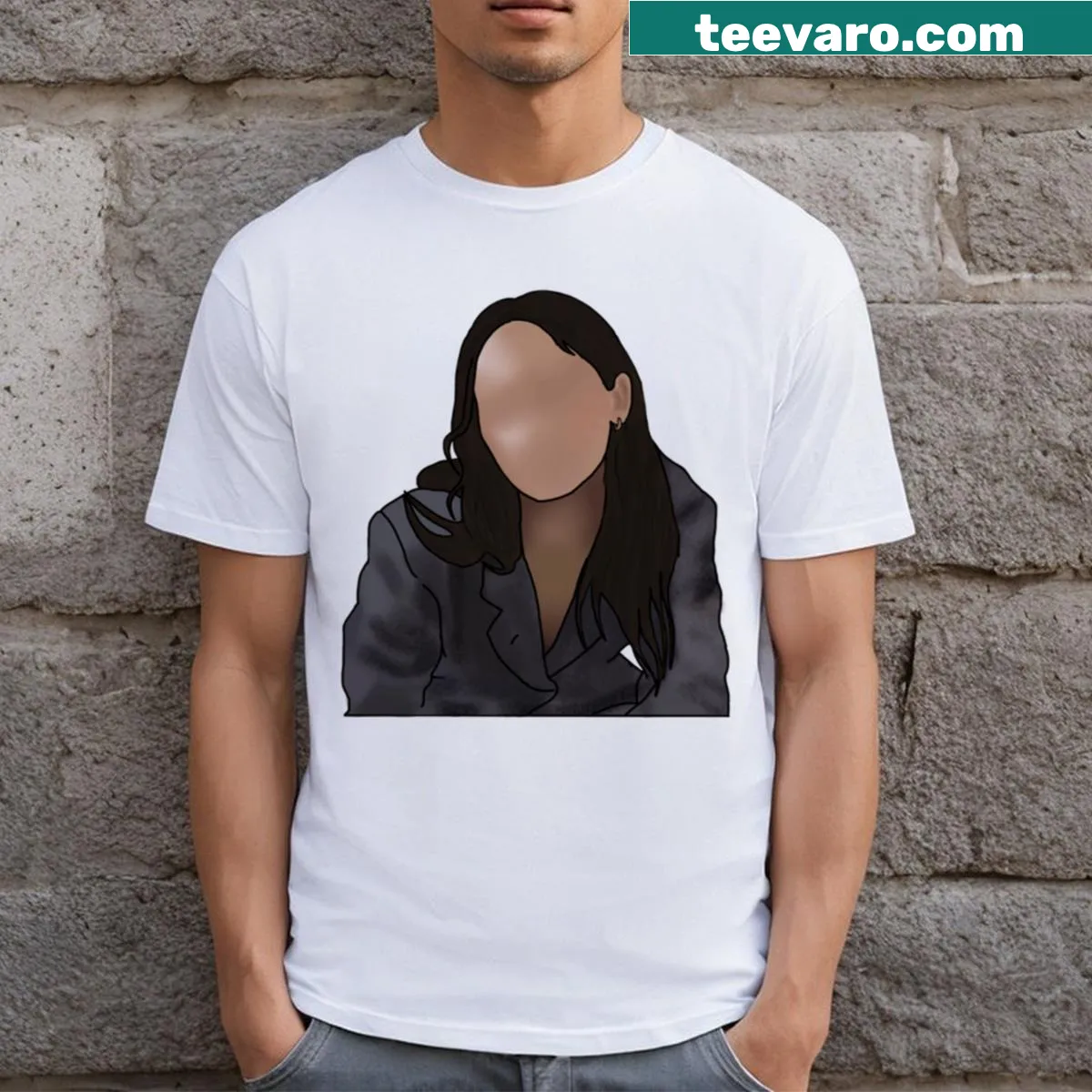 T-shirt celebrating Gracie Abrams with stylish text design — on a men's t-shirt