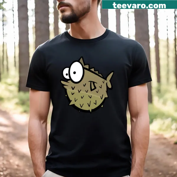 Playful fish graphic T-shirt