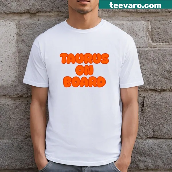T-shirt with a bold Taurus graphic design