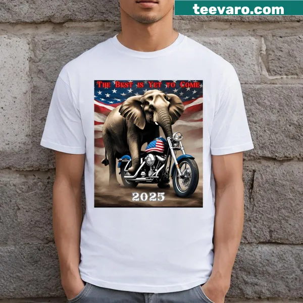 T-shirt with inspirational message 'The Best Is Yet To Come'