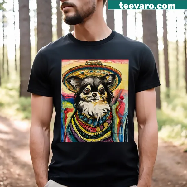 Charming Chihuahua graphic on a playful t-shirt