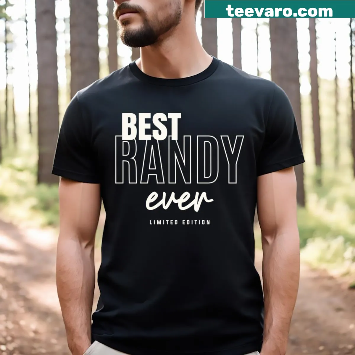Personalized Best Randy Ever design on a t-shirt — on a men's t-shirt