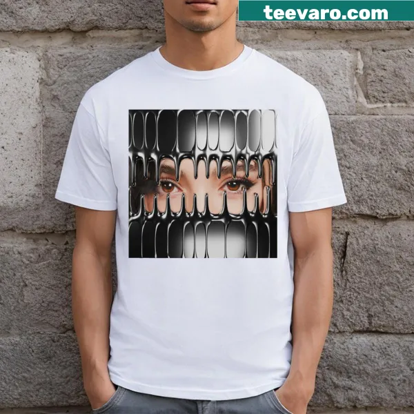 Minimalist t-shirt featuring bold typography design