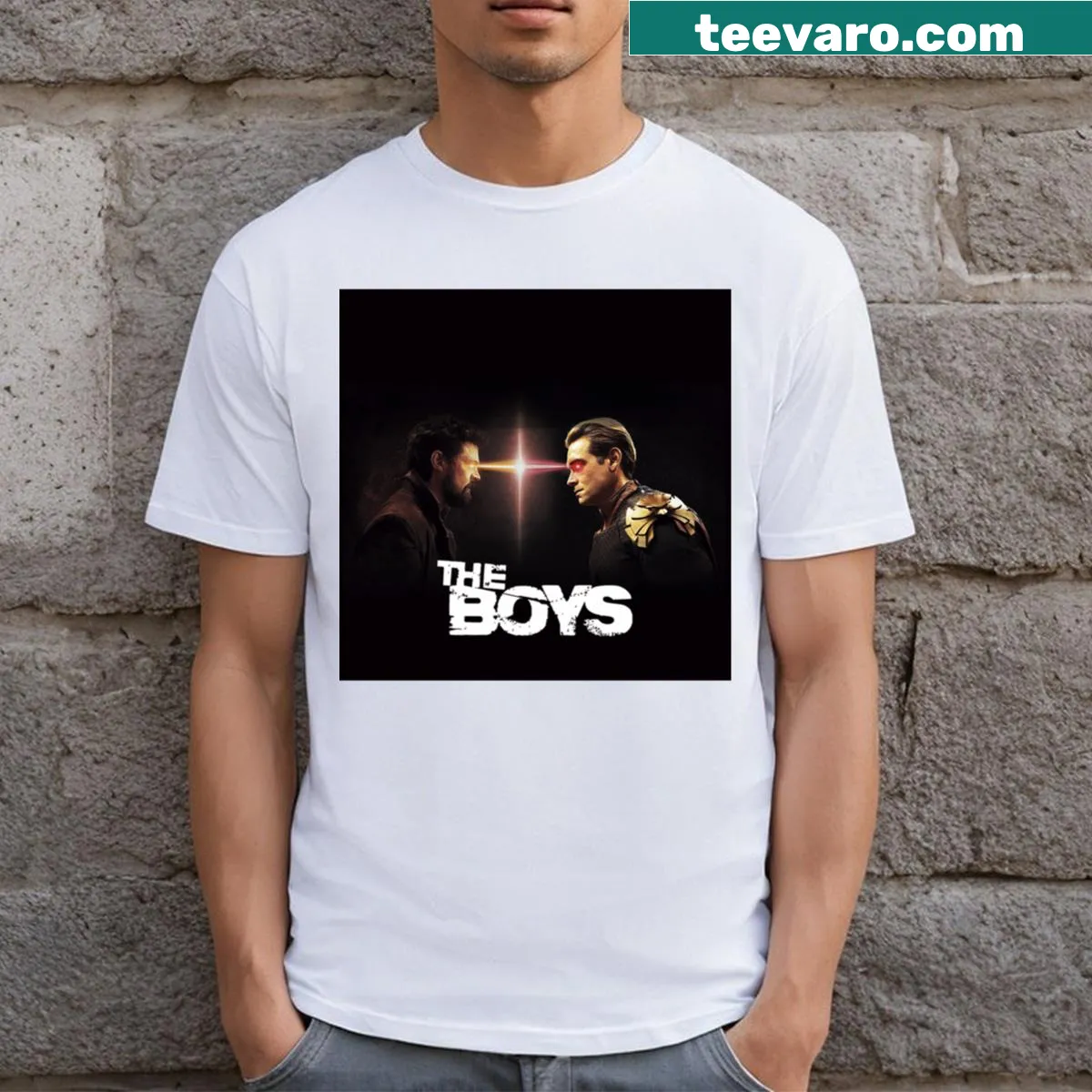 Retro gaming-themed T-shirt for boys featuring playful graphics — on a men's t-shirt